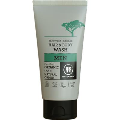 Buy Urtekram Aloe Vera Baobob Men Hair Body Wash 150ml